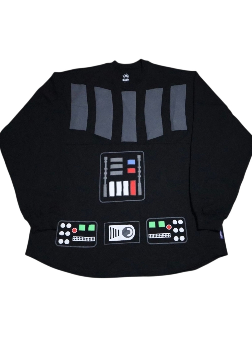 Disney Star Wars Darth Vader Spirit Jersey Black, Long Sleeve, Adult Large NWT